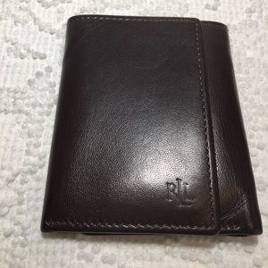 Lauren Ralph Lauren Tri-Fold Leather Wallet